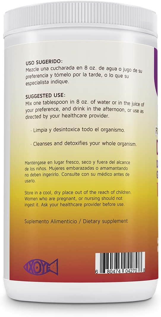 Detoxsan Total Detox Powder - Colon Cleanse and More - Betel Natural 14 Oz