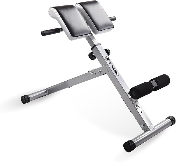 Stamina Hyperextension Bench 2014 - Adjustable and Foldable 250 lbs