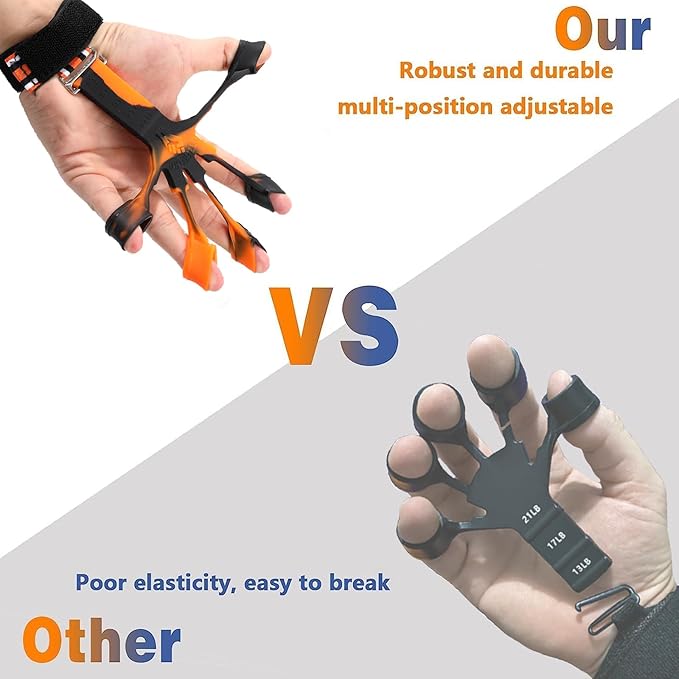 Grip Strength Trainer/Forearm Strengthener 2PCS Upgraded Rehabilitation/10 Resistance