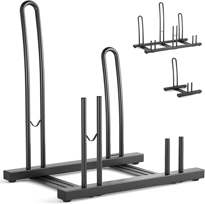 CXWXC 1-3 Bicycle Stand - Bike Floor Parking Stand for Garage/Home - Bike Storage Rack fit 26”-29” Mountain Road Bikes (for 2 bikes)