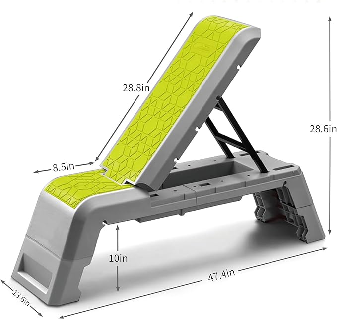 leikefitness Multifunctional Aerobic Deck with Cord Workout Platform