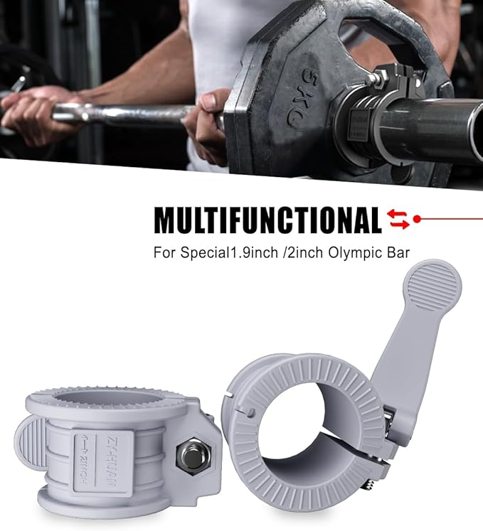 Barbell Clips 2 inch I Multi-Size Adjustable Barbell 2 inch