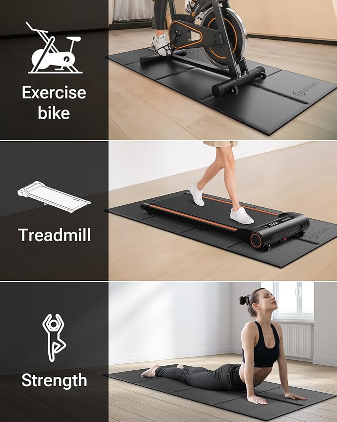 UREVO Foldable Treadmill Mat
