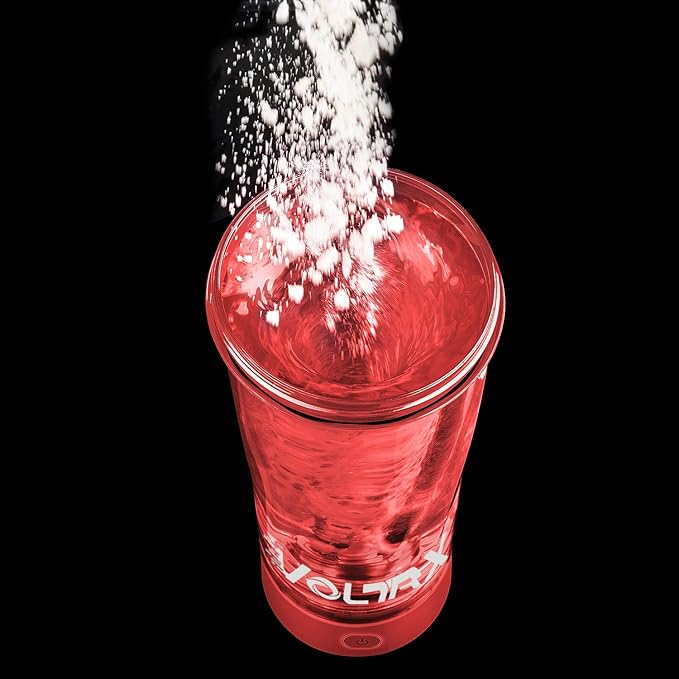 VOLTRX Premium Electric Protein Shaker Bottle, Made with Tritan - BPA Free - 24 oz Vortex Portable Mixer Cup/USB Rechargeable Shaker Cups for Protein Shakes