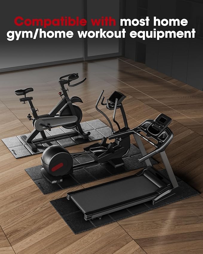 Treadmill Walking Pad Mat for Carpet Floors 72x32'' 1/4Γ’β¬ΕThick Treadmill