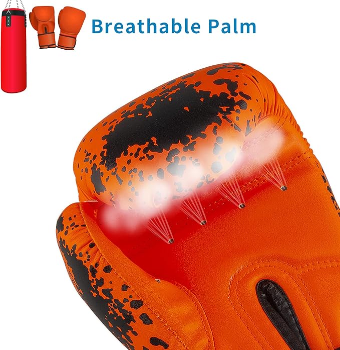 Kids Boxing Glove 6oz 8oz, Youth, Boys and Girls Training Sparring Gloves for Punching Bag, Kickboxing, Muay Thai, MMA, Gift for Age 6-15 Years