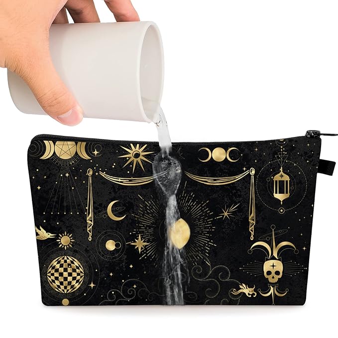 Noozion Makeup Bag for Purse Cute Cosmetic Bag Travel Toiletry Bag Pouch Waterproof Organizer Bag for Women Girls…
