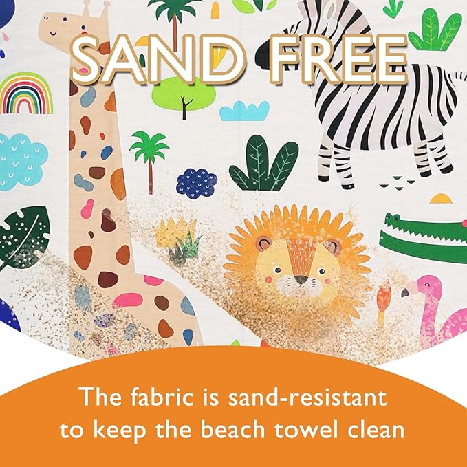 Beach Towel - Microfiber Beach Towels(63" x 32" 1Pcs) -