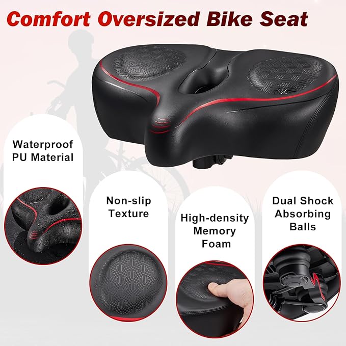 Zacro Bike Seat Comfort for Women Men