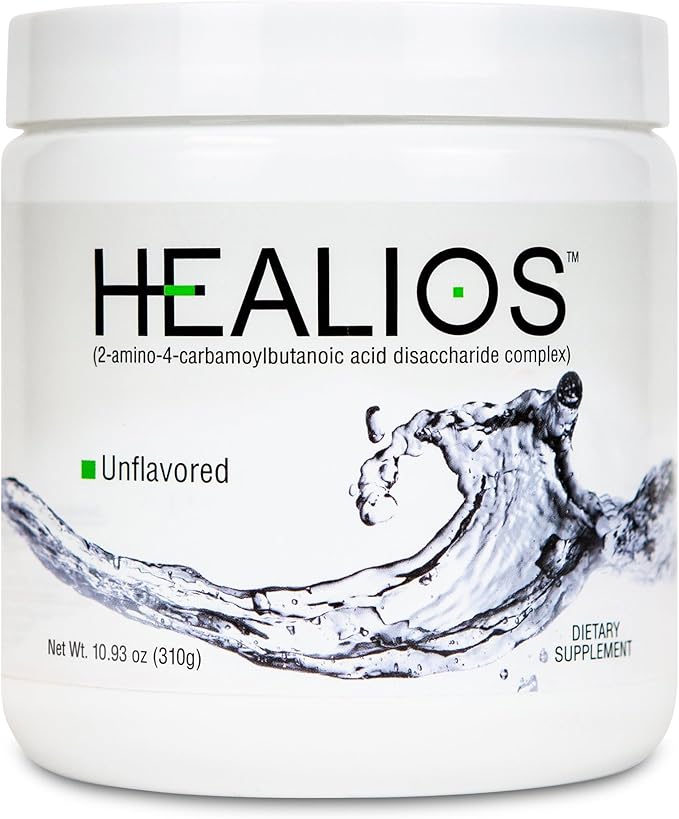HEALIOS Unflavored Oral Health and Dietary Supplement, Powder Form, Naturally Sourced L-Glutamine Trehalose L-Arginine, 10.93 Ounces
