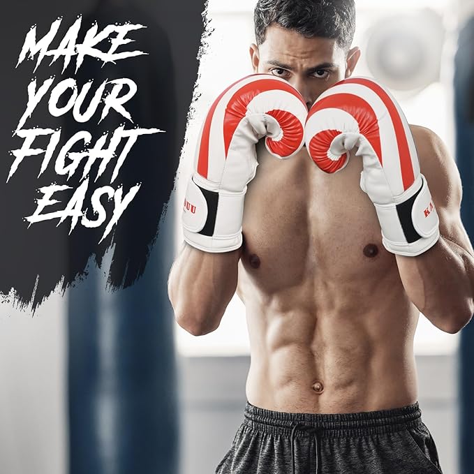 USA Flag Boxing Gloves for Men & Women, Boxing Training Gloves, Kickboxing Gloves, Sparring Punching Gloves, Heavy Bag Workout Gloves for Boxing, Muay Thai, American Flag Boxing Gloves