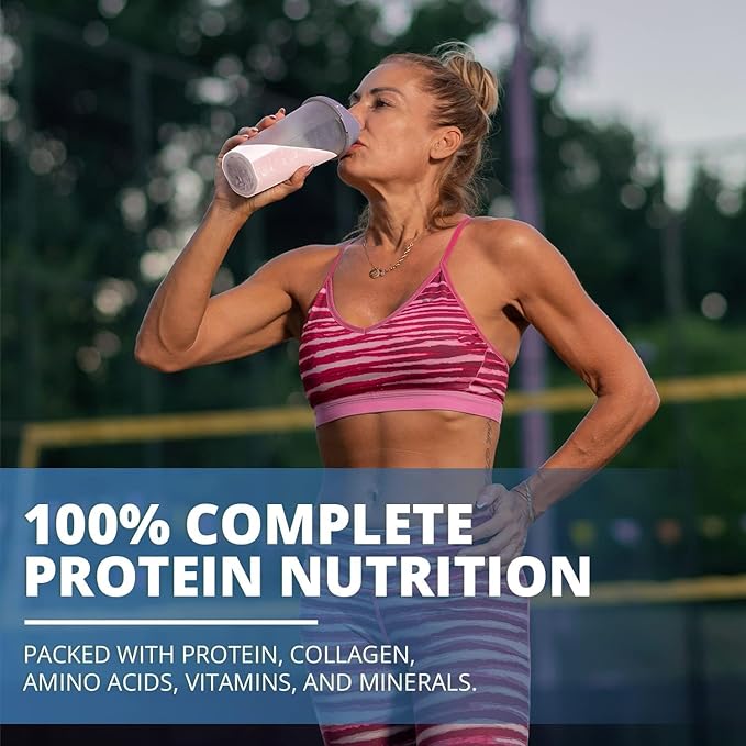 PureClean Protein 25G Organic Grass Fed Beef Bone Broth Protein from Swedish Cattle - Paleo, Keto-Friendly, Gluten-Free, Sugar-Free, Dairy-Free - Enhanced with Collagen Peptides - (4 Bags Unflavored)