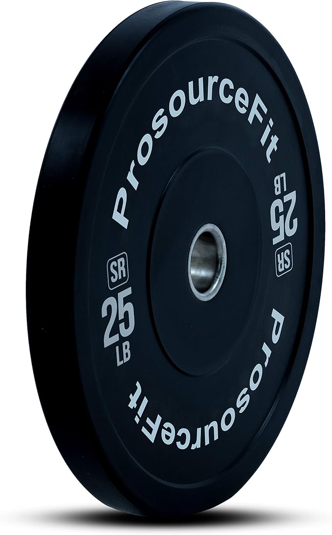 ProsourceFit Solid Rubber Bumper Plates (Sold Individually)