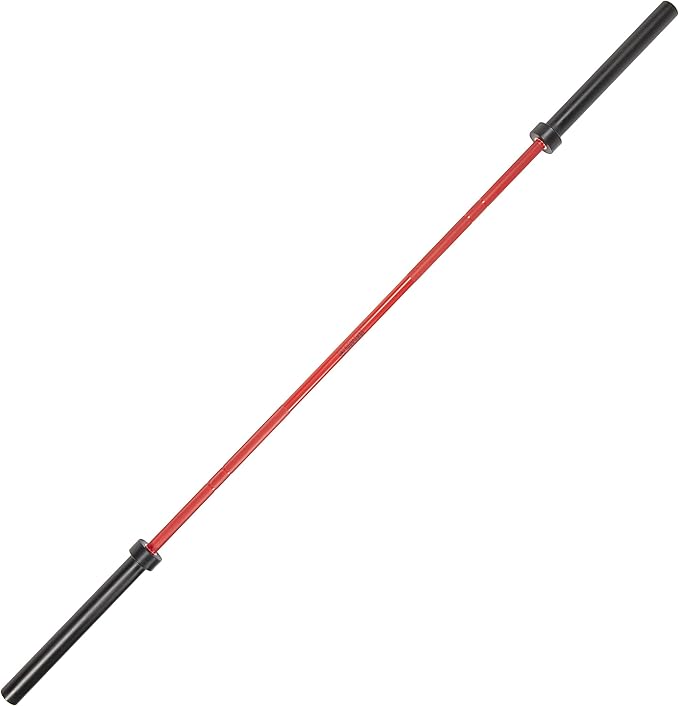 Signature Fitness Olympic Cerakote Barbell – for Home 190K PSI 1,500-Pound Capacity,