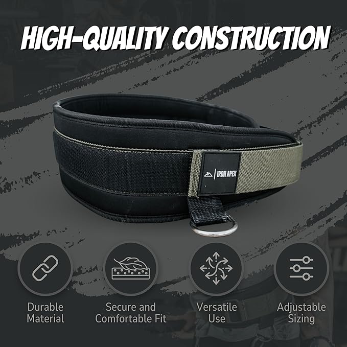 Weightlifting Dip Belt with Chain for Pullups and