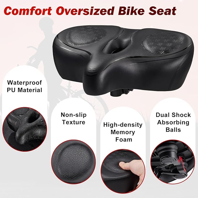 Zacro Bike Seat Comfort for Women Men