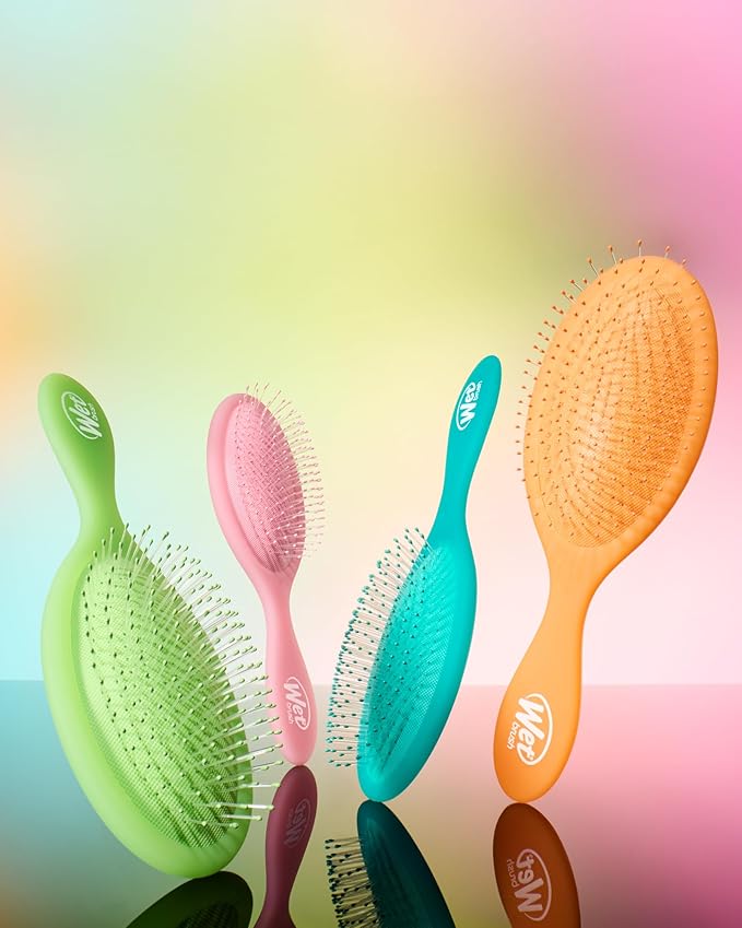 Wet Brush Original Detangler, Lime-a-rita (Summer Quencher), Ultra-Soft IntelliFlex Bristles Glide Through Tangles, Detangling Hair Brush (Wet & Dry), Women & Men, Limited Edition