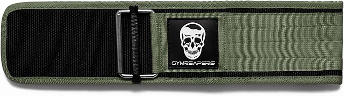 Gymreapers Quick Locking Weightlifting Belt for Bodybuilding 4 Inch
