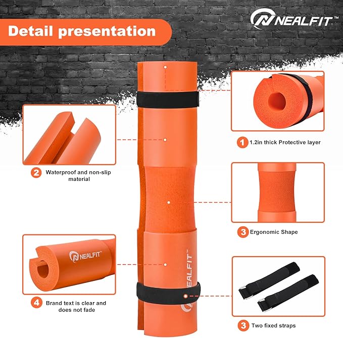 Barbell Pad Squat Pad for Squats—Squat Bar Pad—Great