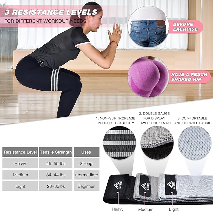 ATENTO 10Pcs Barbell Pad Set with Weight Lifting 3 levels 2 Gym 2 Lifting