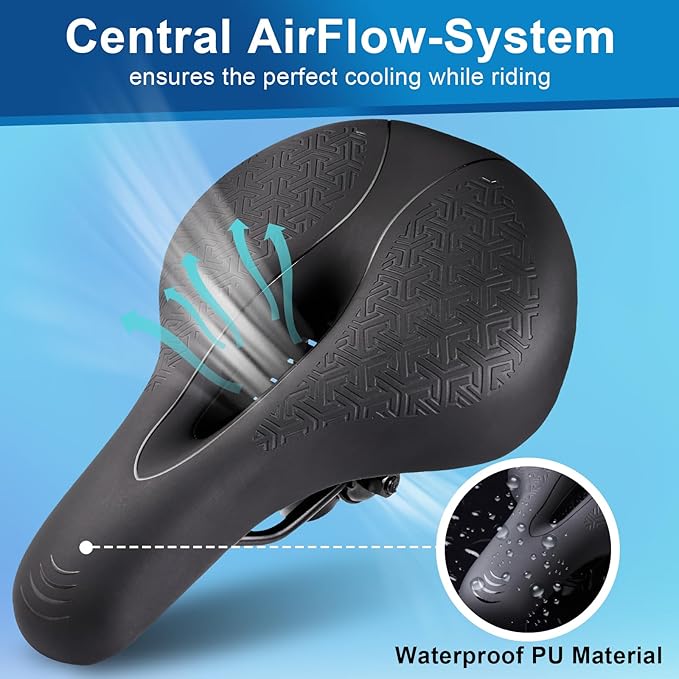 Zacro Bike Seat Comfort for Women Men