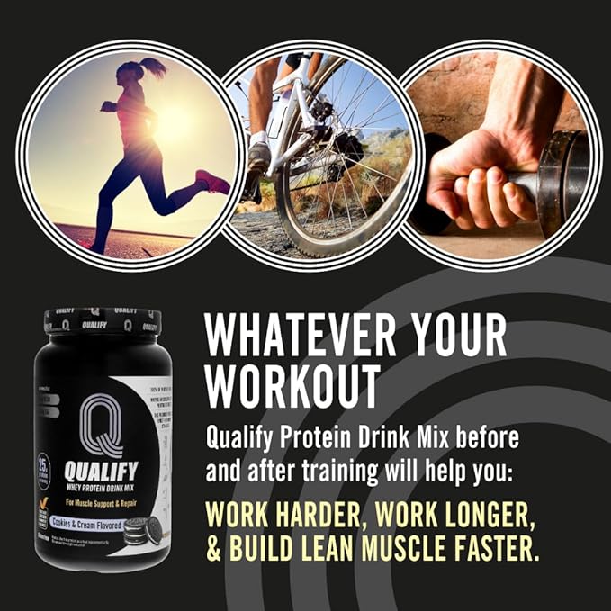 Cookies and Cream Protein Powder Shake, Whey Protein Powder Cookies & Cream Post Workout Recovery, Gluten Free, Sugar Free, Highly Kosher, 25g Protein, 5.5g BCAA, 1.65lb