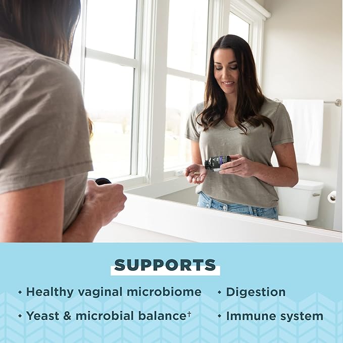 Ancient Nutrition Probiotic for Women, Once Daily Women's Probiotics for Vaginal Health, 30ct, Healthy Yeast Balance for Feminine Care, Made with Cranberry and Apple Cider Vinegar, 25 Billion CFUs*