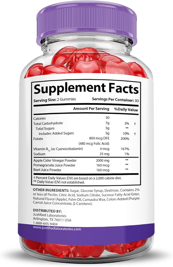 Turbo Ripped Keto ACV Gummies Extreme 2000MG Turbo Ripped Keto Gummies Apple Cider Vinegar Formulated with Pomegranate Beet Juice Powder B12 Vegan Non GMO 60 Gummys