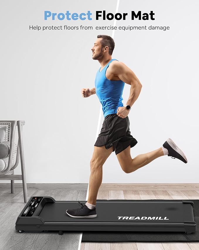 CIIHI Foldable Walking Pad Treadmill Mat - Exercise