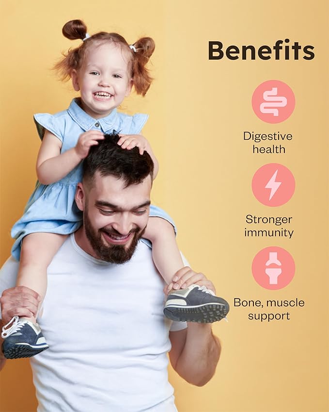 Kids Probiotics Powder (30 Sticks, 30 Days) - Support Healthy Immune & Digestive System, Strawberry Milk Flavor for Children 3-12. Bifidobacteria, Vitamin D, Zinc. Mouth-Dissolving Formula.