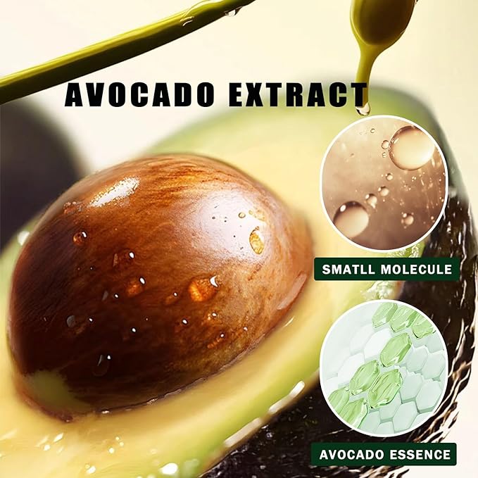 9PCS Avocado Skin Care Gift Set,Facial Kit with Cleanser,Toner,Eye Cream,Face Serum,Lotion,Face Cream and Masks,Hydrating Facial Skin Care Gift Set for Women