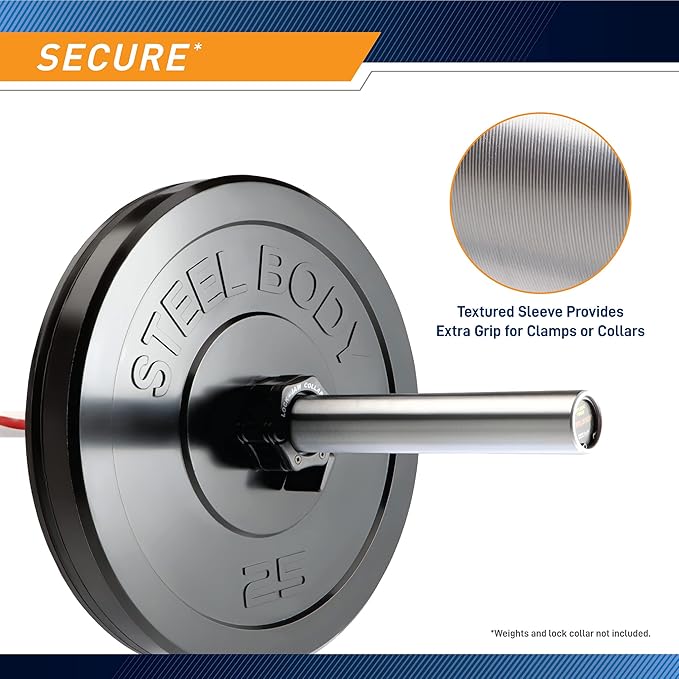 Steelbody IWF Standard 20kg and 15kg Olympic Weight