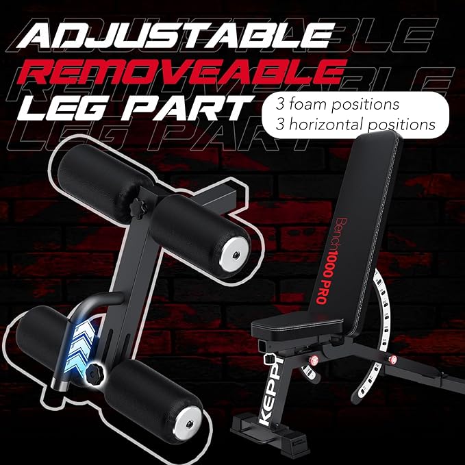 Keppi 1200LB Weight Bench Bench1000 PRO