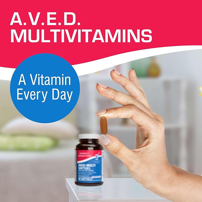 Anabolic Laboratories Daily Multivitamin for Men and Women - 120 Daily Multi Vitamin and Minerals Supplement Softgels for Daily Health
