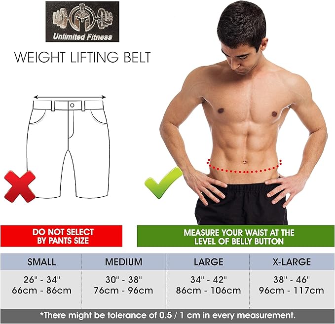 Weight Lifting Belt for Sports and Fitness -