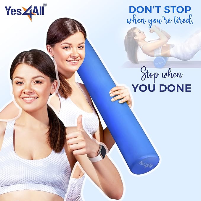 Yes4All Medium-Density EVA Foam Roller for Physical Therapy