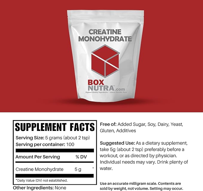 BoxNutra Single-Ingredient Creatine