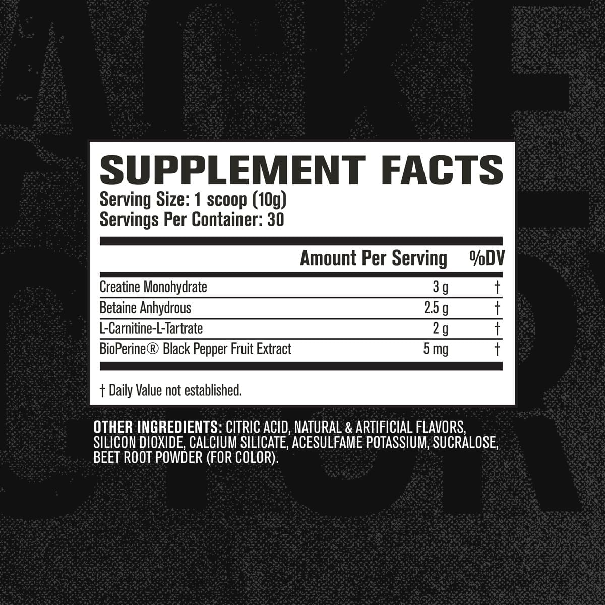 Jacked Factory Growth Surge Creatine Post Workout w/L-Carnitine - Daily Muscle Builder & Recovery Supplement with Creatine Monohydrate, Betaine, L-Carnitine L-Tartrate - 30 Servings, Swoleberry