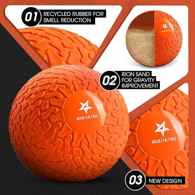 Yes4All Slam Ball 10-40lb Medicine