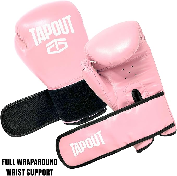 TAPOUT Kids Blue Boxing Kit: 8 oz Gloves, Inflatable Punching Bag with Pump, Mesh Carrying Bag Included