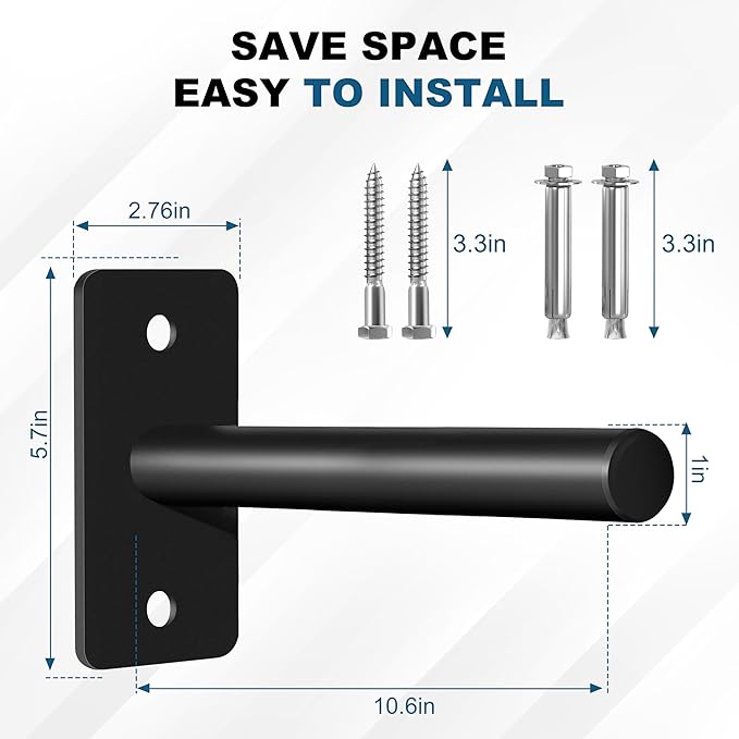 Weight Plate Holder, Wall Mounted Weight Rack Storage for Olympic Weight Plate,Home Gym Organizer