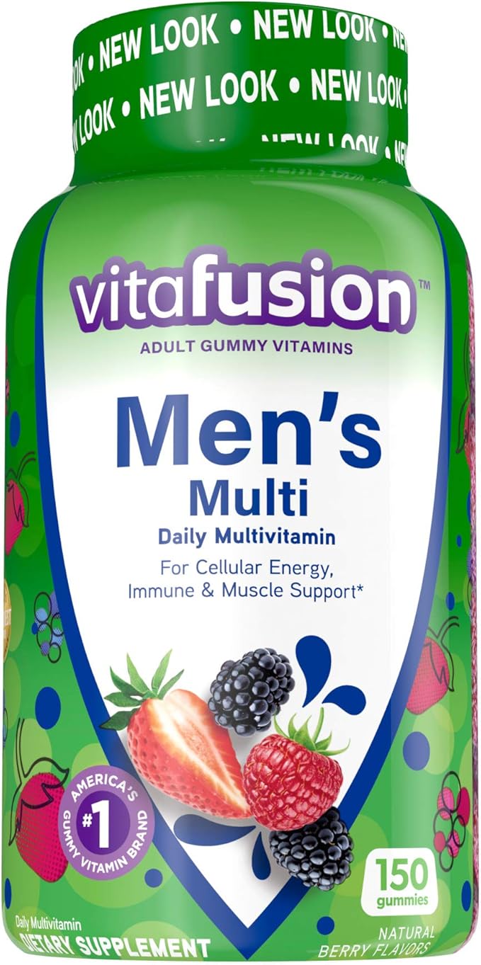 Vitafusion Men's Powerful Multi - Natural Berry 150 Gummies