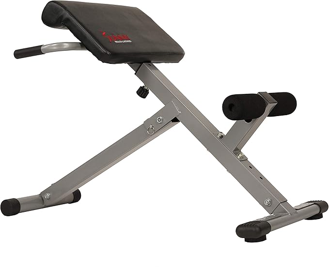 Sunny Health & Fitness Foldable Hyperextension Roman Chair