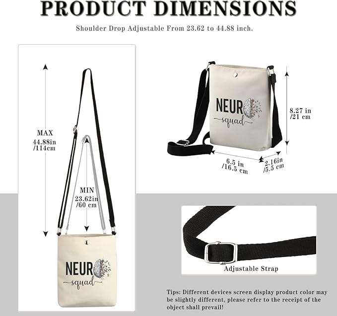 GJTIM Neuro Squad Gift Neuro Nurse Gift Neuro Team Rn Gift Neurology Surgery Nurse Nursing Zipper Pouch Makeup Bag (Neuro Squad CB)