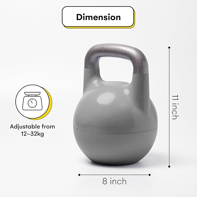 Kettlebell Kings Powder Coated Kettlebell Weights 4-48 KG