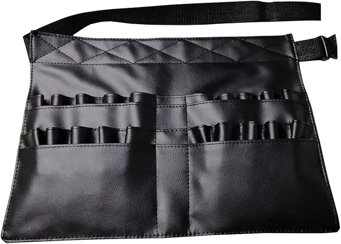 goldwheat Makeup Brush Belt Professional 26 Pockets With Artist Strap, Portable Foldable Cosmetic Pouch For Women