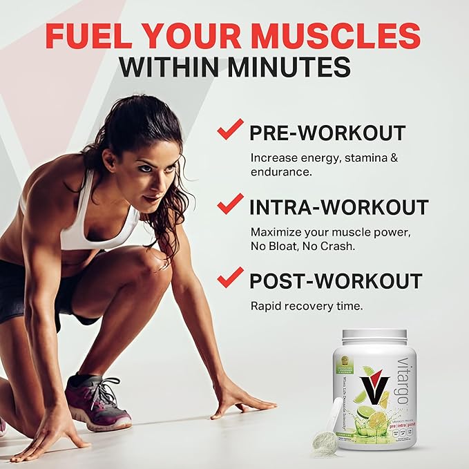 Vitargo Carbohydrate Powder | Feed Muscle Glycogen 2X Faster | 4.4 LB Lemon & Lime Pre Workout & Post Workout | Carb Supplement for Recovery, Endurance, Gain Muscle Mass