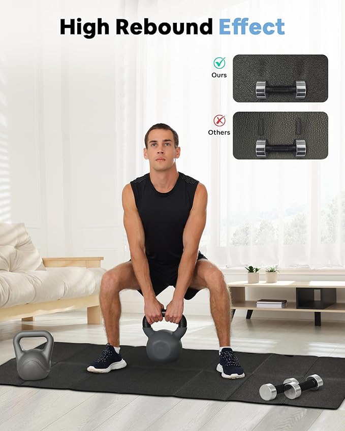 CIIHI Foldable Walking Pad Treadmill Mat - Exercise