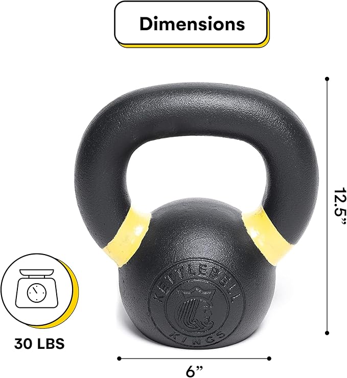 Kettlebell Kings Powder Coated Kettlebell Weights 5-90 LB