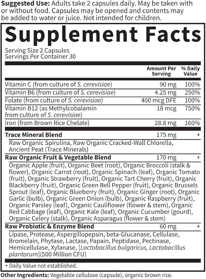 Vitamin Code Healthy Blood 60ct Capsules